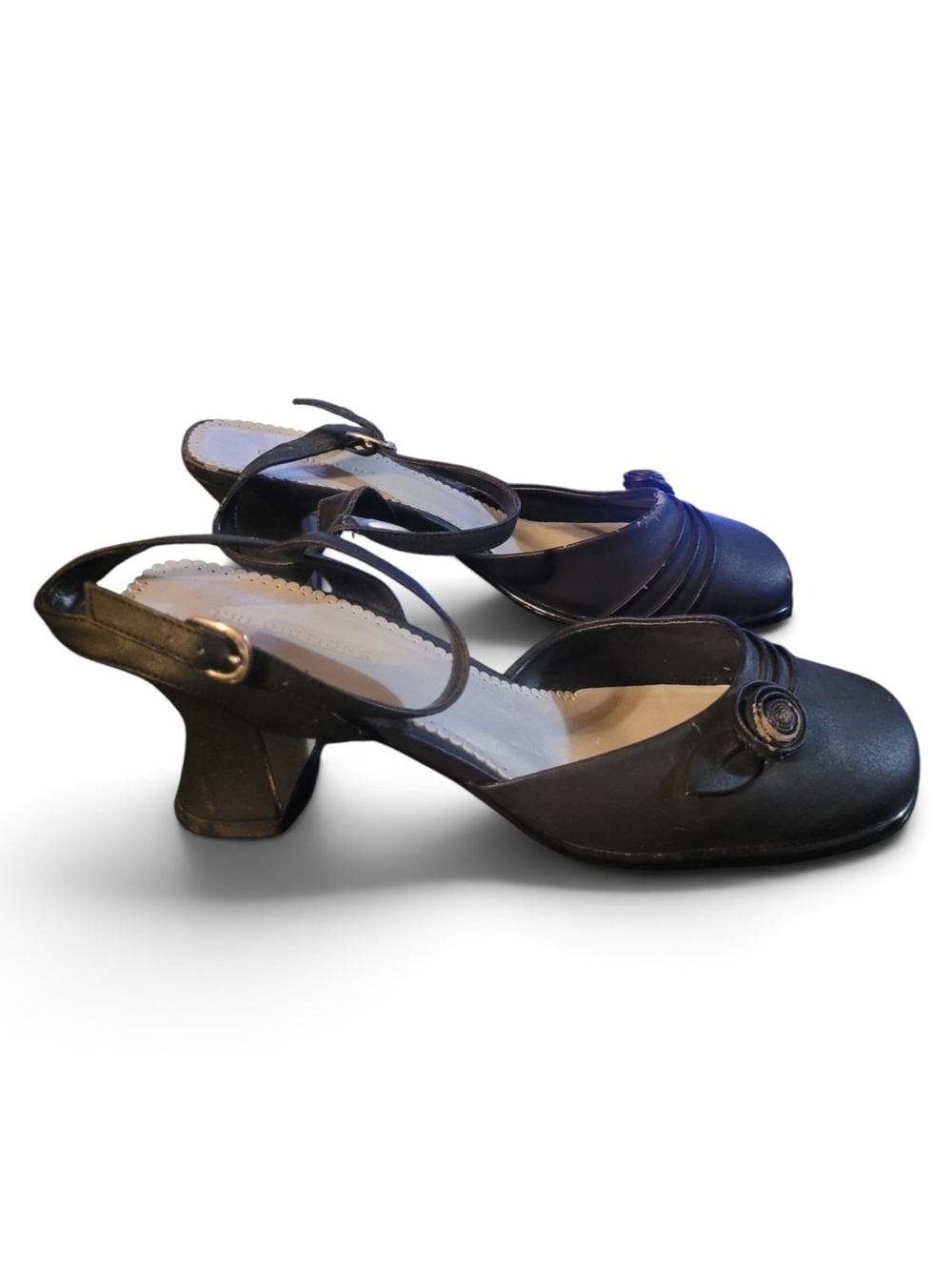 Women's Black Slingback Heels